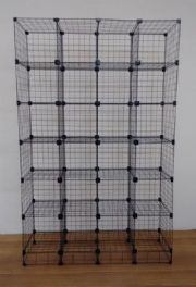 Estante aramada com 24 m�dulos