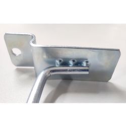 Ganchos para painel canaletado cor zincado