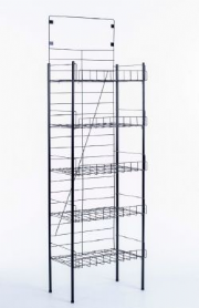 Expositor para salgadinhos, biscoitos, pipocas e p�es com 5 bandejas de 50 cm