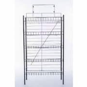 Expositor para salgadinhos, biscoitos, pipocas e p�es com 5 bandejas de 80 cm