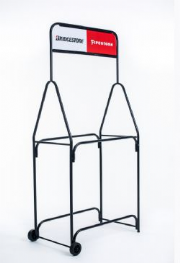 Expositor para pneus de carro ou moto