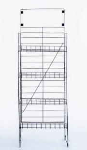 Expositor para salgadinhos, biscoitos, pipocas e p�es com 4 bandejas de 50 cm