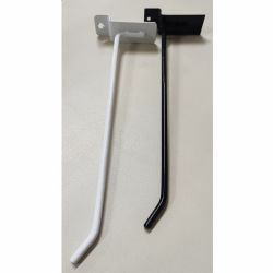 Ganchos para painel canaletado cor branco/preto