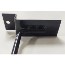 Ganchos para painel canaletado cor branco/preto